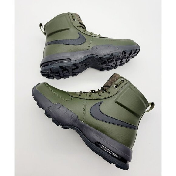 Nike Air Max Goaterra 2.0 Green Big Kid's Lace Up Boots Size 6Y - Picture 5 of 11